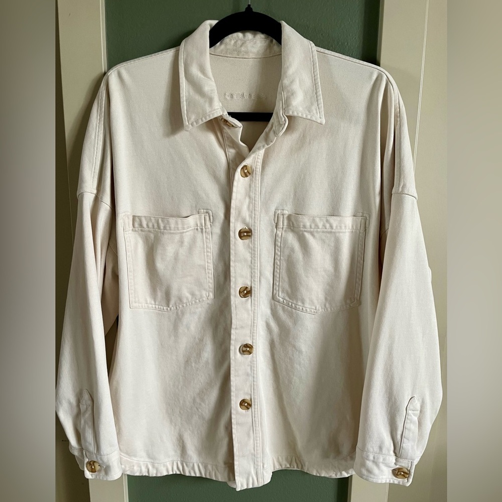 Vuori Mackenzie Women's Shirt Jacket, Natural, XS / S